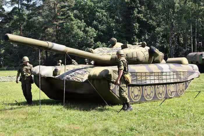 邯郸部队充气坦克